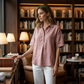 🔥Factory Direct Sales🔥 Women's V-Neck Short Sleeve Lapel Blouse