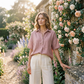 🔥Factory Direct Sales🔥 Women's V-Neck Short Sleeve Lapel Blouse