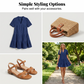 👗 50% RABATT ☀️ | Luftig Babydollklänning i Spets – Perfekt för Sommar & Semester