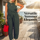 👚 49% RABATT NU! 🌞 Sommarens rutiga linne och byxor – lätt, andningsbar och perfekt för en stilfull look 💃