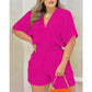🔥Factory Direct Sales🔥 Somrig Casual Jumpsuit med Elastisk Midja