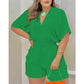 🔥Factory Direct Sales🔥 Somrig Casual Jumpsuit med Elastisk Midja