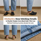 🔥Factory Direct Sales🔥 Stretchiga bekväma jeans med kurvad passform