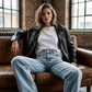 🔥Factory Direct Sales🔥Damjeans med raka ben och asymmetriska midjor