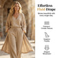 🔥Factory Direct Sales🔥 Elegant Tredelat Set för Dam - Kofta, Topp & Byxor med Vida Ben