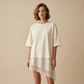 🔥Factory Direct Sales🔥 Women's Asymmetrical Lace Hem T-Shirt