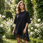 🔥Factory Direct Sales🔥 Women's Asymmetrical Lace Hem T-Shirt