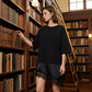 🔥Factory Direct Sales🔥 Women's Asymmetrical Lace Hem T-Shirt