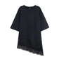 🔥Factory Direct Sales🔥 Women's Asymmetrical Lace Hem T-Shirt