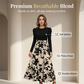 🌸Floral Long Sleeve A-Line Maxi Dress for Women💕