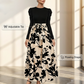 🌸Floral Long Sleeve A-Line Maxi Dress for Women💕