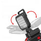 💡180° Draaibare LED Werklamp - Met Dual USB Powerbank Functie - Robuust & Draadloos - Universele Accu Compatibiliteit - Voor Garage, Bouw & Camping