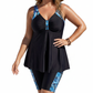 🏊‍♀️48% RABATT NU! 🌺 Tankini-set med shorts – magkontroll, snabbtorkande & smickrande passform – njut av stranden med självförtroende 🌊