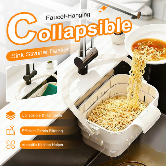 ✨48% RABATT NU! ✨🧼Hopfällbar sil för diskhon – fångar matrester ， perfekt för små kök 🏠