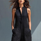 👗 50% RABATT! Ärmlös Jumpsuit med Vida Ben & Praktiska Fickor – Elegant Komfort för Sommaren