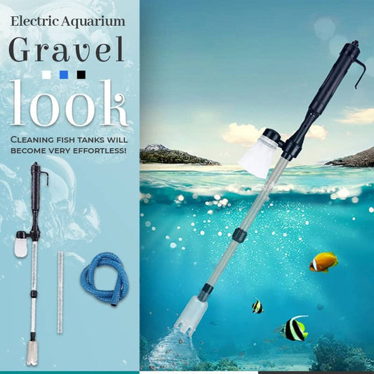 🐠 48% RABATT NU! Elektrisk grusrensare för akvarier – batteridriven, justerbar rörlängd & enkel rengöring – perfekt för alla akvarier 🧹🐟